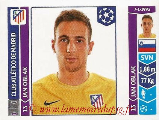 2014-15 - Panini Champions League N° 048 - Jan OBLAK (Atletico Madrid)