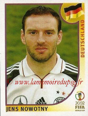 2002 - Panini FIFA World Cup Stickers - N° 317 - Jens NOWOTNY (Allemagne)