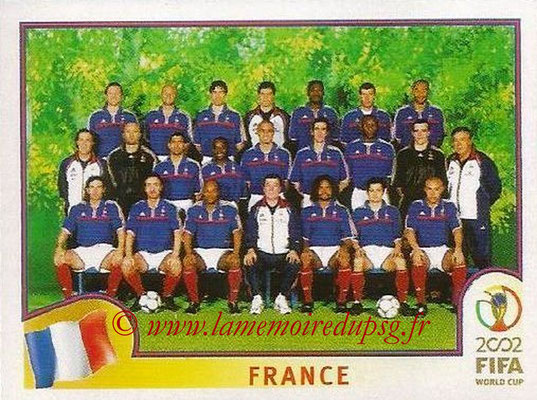 2002 - Panini FIFA World Cup Stickers - N° 025 - Equipe France