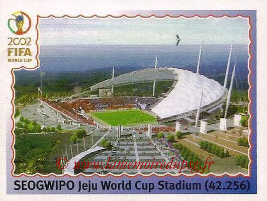 2002 - Panini FIFA World Cup Stickers - N° 012 - Stade Seogwipo (Jeju World Cup Stadium)