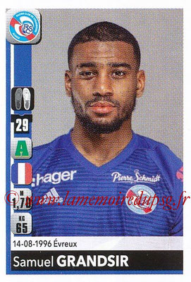 2018-19 - Panini Ligue 1 Stickers - N° T39 - Samuel GRANDSIR (Strasbourg) (Transfert) 