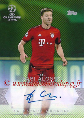 2015-16 - Topps UEFA Champions League Showcase Soccer - N° CLA-XA - Xabi ALONSO (FC Bayern Munich) (Base Autographs Cards)