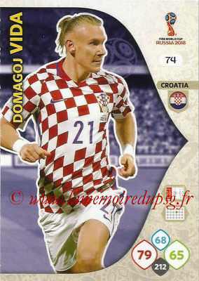 2018 - Panini FIFA World Cup Russia Adrenalyn XL - N° 074 - Domagoj VIDA (Croatie)