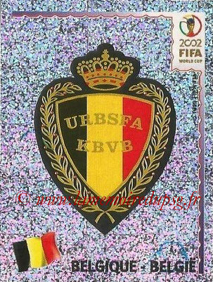 2002 - Panini FIFA World Cup Stickers - N° 550 - Logo Belgique