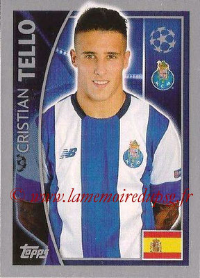 2015-16 - Topps UEFA Champions League Stickers - N° 475 - Cristian TELLO (FC Porto)