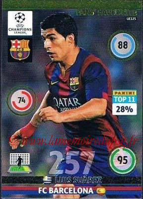 2014-15 - Adrenalyn XL champions League Update edition N° UE125 - Luis SUAREZ (FC Barcelone) (Fans' Favourite)