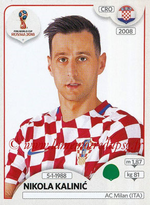 2018 - Panini FIFA World Cup Russia Stickers - N° 329 - Nikola KALINIC (Croatie)