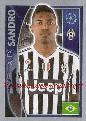 2015-16 - Topps UEFA Champions League Stickers - N° 238 - Alex SANDRO (Juventus FC)