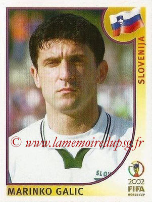 2002 - Panini FIFA World Cup Stickers - N° 119 - Marinko GALIC (Slovénie)