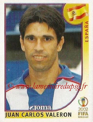 2002 - Panini FIFA World Cup Stickers - N° 109 - Juan Carlos VALERON (Espagne)