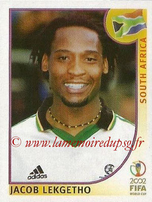 2002 - Panini FIFA World Cup Stickers - N° 159 - Jacob LEKGETHO (Afrique du Sud)