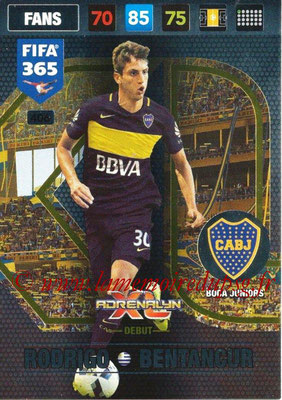 2016-17 - Panini Adrenalyn XL FIFA 365 - N° 406 - Rodrigo BENTANCUR (CA Boca Juniors) (Debut)