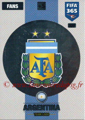 2016-17 - Panini Adrenalyn XL FIFA 365 - N° 320 - Logo Argentine (Club Badge)