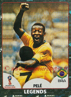 2018 - Panini FIFA World Cup Russia Stickers - N° 680 - PELE (Bresil) (FIFA World Cup Legends)