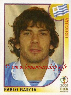 2002 - Panini FIFA World Cup Stickers - N° 070 - Pablo GARCIA (Uruguay)