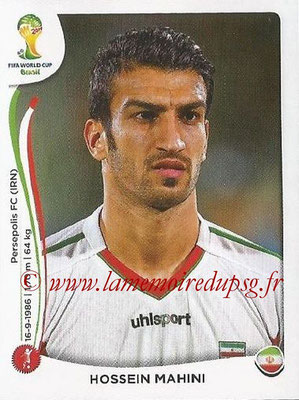 2014 - Panini FIFA World Cup Brazil Stickers - N° 455 - Hossein MAHINI (Iran)