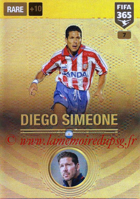 2016-17 - Panini Adrenalyn XL FIFA 365 - N° 007 - Diego SIMEONE (Atletico de Madrid) (Legend)