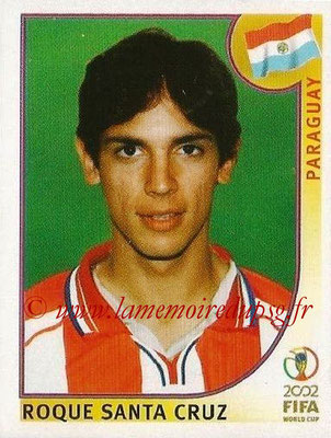 2002 - Panini FIFA World Cup Stickers - N° 148 - Roque SANTA CRUZ (Paraguay)