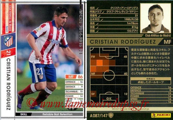 2014-15 - WCCF - N° A087 - Cristian RODRIGUEZ (Atletico Madrid)