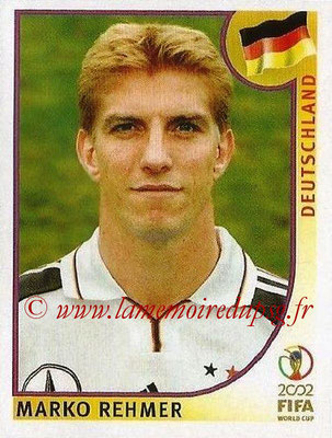 2002 - Panini FIFA World Cup Stickers - N° 318 - Marko REHMER (Allemagne)