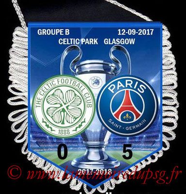 Fanion Celtic-PSG  2017-18