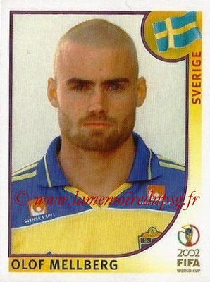 2002 - Panini FIFA World Cup Stickers - N° 442 - Olof MELLBERG (Suede)