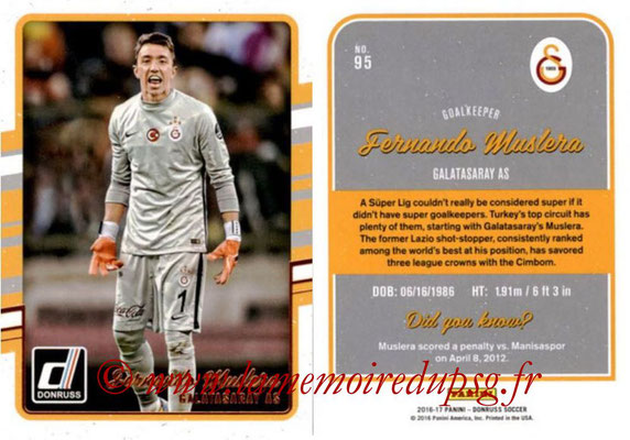 2016 - Panini Donruss Cards - N° 095 - Fernando MUSTERA (Galatasaray AS)
