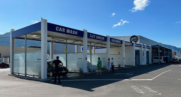 station de lavage auto avec garage automobiles