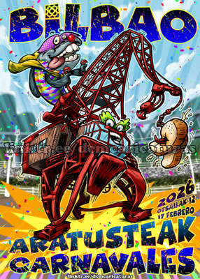 Cartel Carnavales de Bilbao 2026