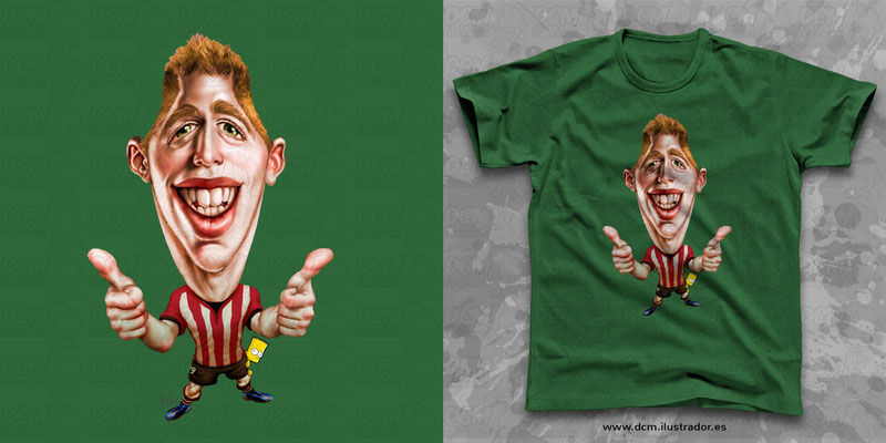 Muniain caricatura