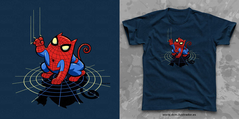 El gato araña