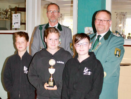 Siegermannschaft Luftgewehr Westerhamm 