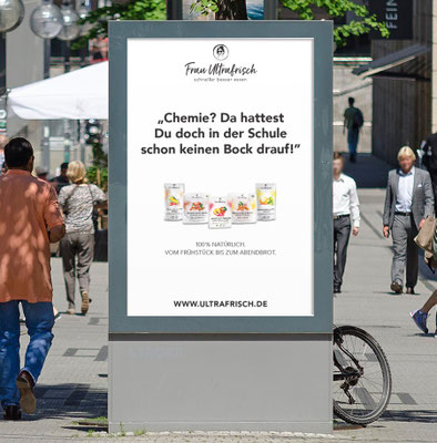 Frau Ultrafrisch Launchkampagne