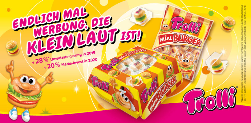 Trolli Print-Kampagne"