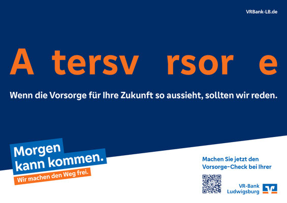 VR-Bank Check-Kampagne