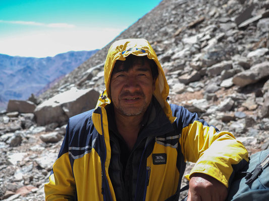 Mountain guide Eduardo