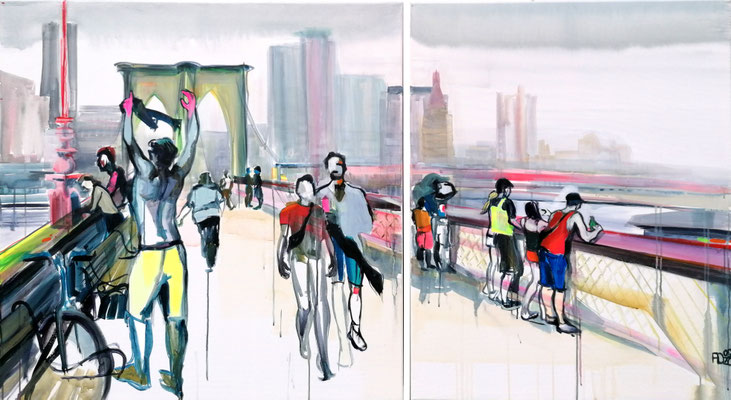 NEW YORK CITY II 09/2020 zweiteilig 100X100CM, 80X100CM
