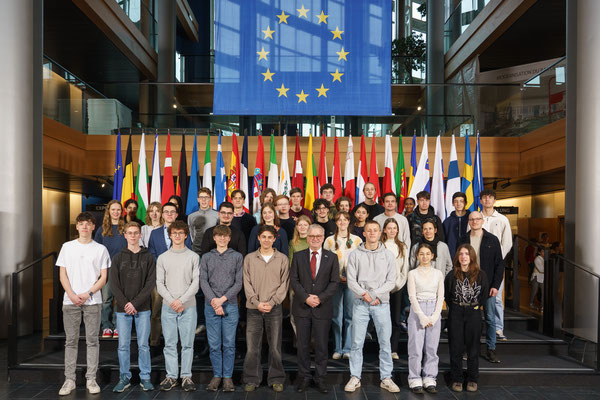 Besuch des Ludwig-Georgs-Gymnasiums Darmstadt am 8. Februar 2024