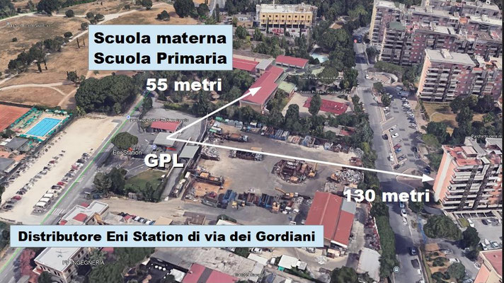 IMG H.2 - Distributore Eni Station esploso in via dei Gordiani