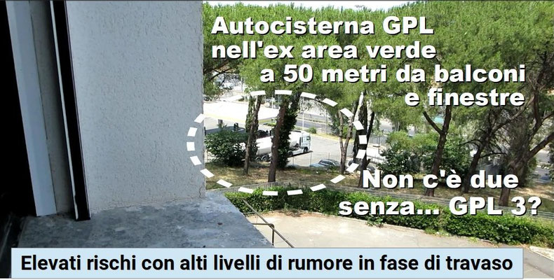 Autocisterne GPL a 50 metri dalle abitazioni del comparto M5 via Aspertini. Deprezzamento immobiliare e rischio ambientale nel PdZ 22