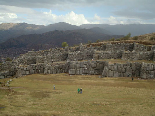 Les restes de la forteresse de Sacsayhuman