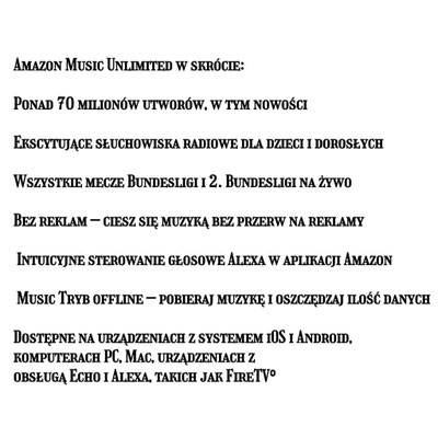 Music Unlimited POLSKA