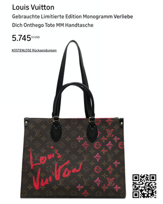 Handtasche "Louis Vuitton" LIMITED EDITION 
