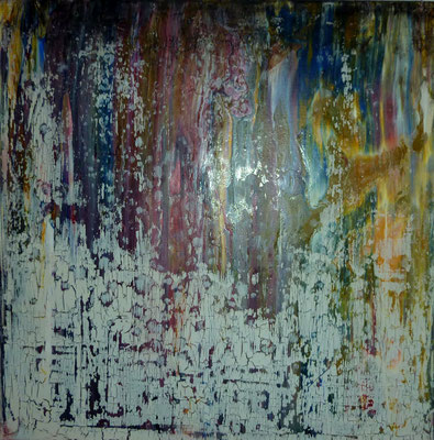 Ohne Titel, Acryl auf Leinwand, 50 x 50 cm, 2019