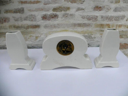 Garniture de cheminée Onnaing avec horloge