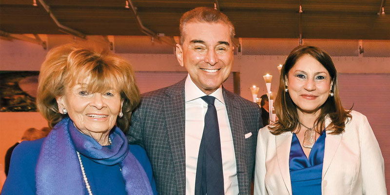 Dr. Charlotte Knobloch (l.), Präsidentin der IKG München und Oberbayern, Prof. Dr. Dr. Michel Friedman, Geschäftsführender Direktor des Center for Applied European Studies (CAES) und Frankfurts Bürgermeisterin Dr. Nargess Eskandari-Grünberg.