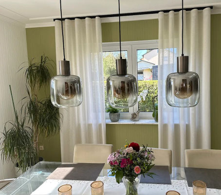 Wellenvorhang , Schiene von Interstil