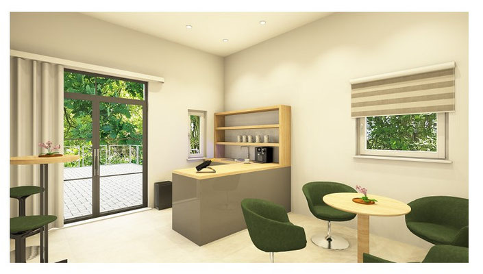 Freundliche, gemütliche Lounge