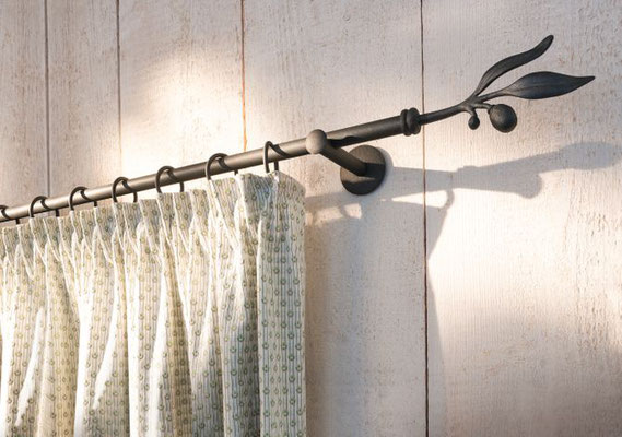 Gardinenstange aus Eisen anthrazit