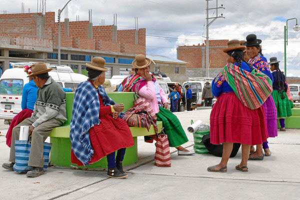 Markt am Titicacasee.